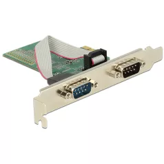 Delock PCI Expressz-kártya > 2 x Soros RS-232