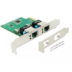 Delock PCI Express Kártya > 2 x Gigabit LAN