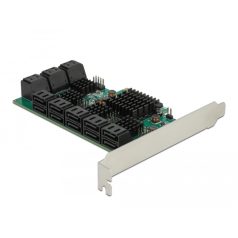 Delock 16 portos SATA PCI Express x4 Kártya