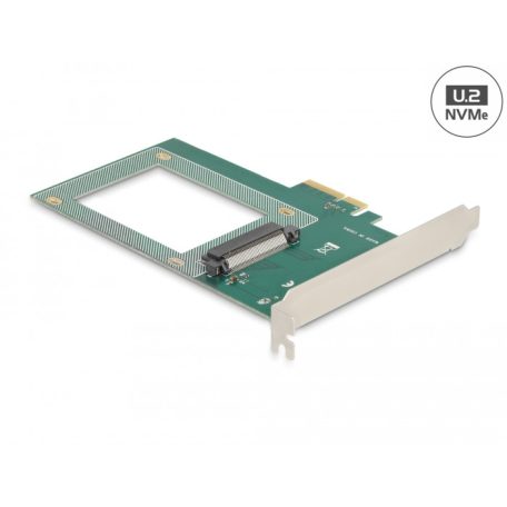 CSOMAGOLÁS SÉRÜLT Delock PCI Express x4-kártya - 1 x belső U.2 NVMe SFF-8639