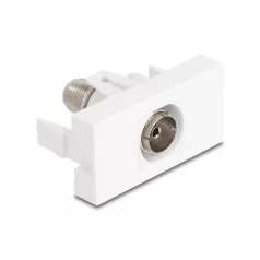 Delock Easy 45 Modul IEC anya - F anya fehér