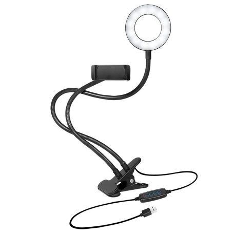 Logilink Okostelefon tartó, LED gyűrűs lámpa