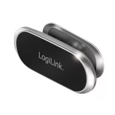   Logilink Mágneses okostelefon tartó, 360°-ban forgatható, 800 g-ig, alumínium, fekete/ezüst