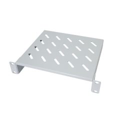   Logilink Konzolos polc 10"-os rackbe szereléshez, 200 mm, 1U, világosszürke