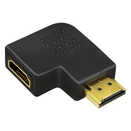 Logilink HDMI adapter, A/M-A/F, 90°, lapos, 4K/30 Hz