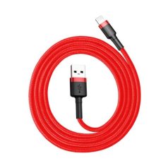 Baseus cafule kábel USB lightning 2.4A 1M CALKLF-B09 piros-fekete