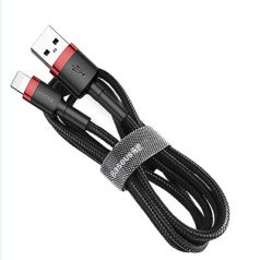 Baseus cafule kábel USB lightning 2.4A 1M CALKLF-B19 piros-fekete