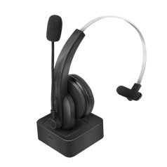   Logilink Bluetooth mono headset töltőállvánnyal, mikrofonnal