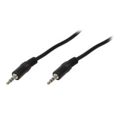   Logilink Audiokábel, 3,5 mm-es 3-Pin/M – 3,5 mm-es 3-Pin/M, 2 m
