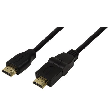Logilink HDMI-kábel, A/M-A/M, 180 -ban forgatható, 4K/24 Hz, 1,8 m