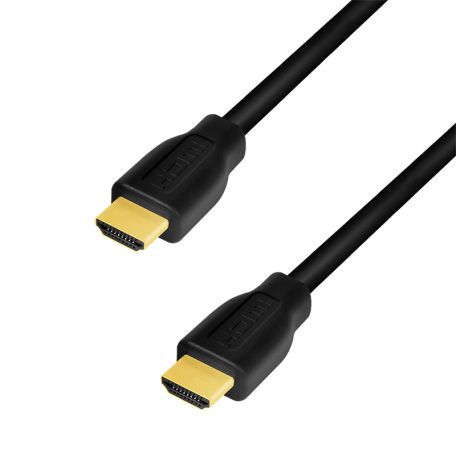 Logilink HDMI-kábel, A/M-A/M, 4K/60 Hz, CCS, fekete, 3 m
