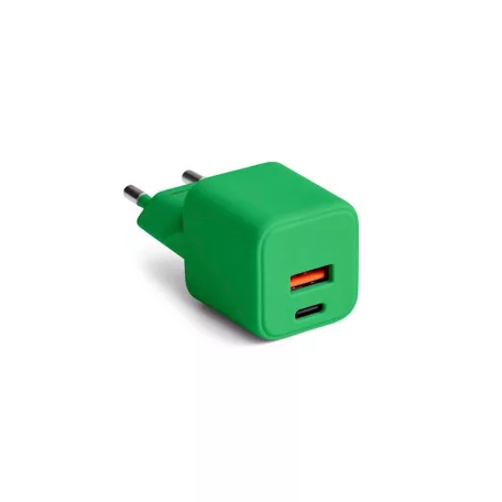 COLORUM TÖLTŐ USB-A + USB-C 30W ZÖLD