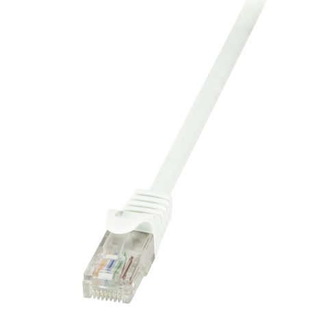 LogiLink Patch kábel Econline, Cat.6, U/UTP, fehér, 0,25 m