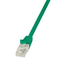 LogiLink Patch kábel Econline, Cat.6, U/UTP, zöld, 0,25 m