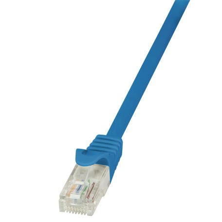 LogiLink Patch kábel Econline, Cat.6, U/UTP, kék, 0,25 m