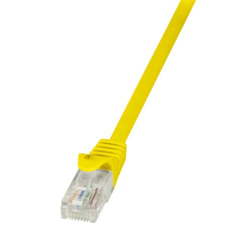 LogiLink Patch kábel Econline, Cat.6, U/UTP, sárga, 0,5 m