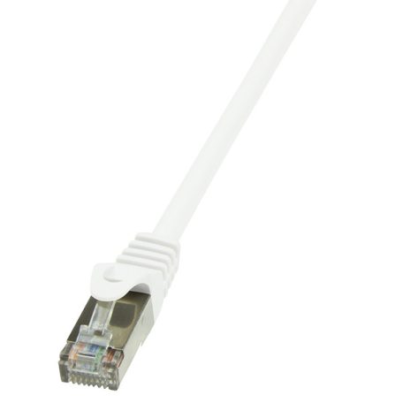 LogiLink Patch kábel Econline, Cat.6, F/UTP, fehér, 3 m