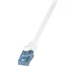   Logilink Patch kábel Econline, Cat.6A, U/UTP, fehér, 0,25 m
