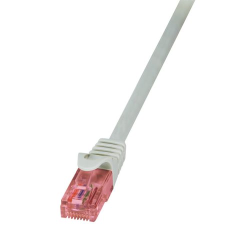 LogiLink Patch kábel PrimeLine, Cat.6, U/UTP, szürke, 0,25 m