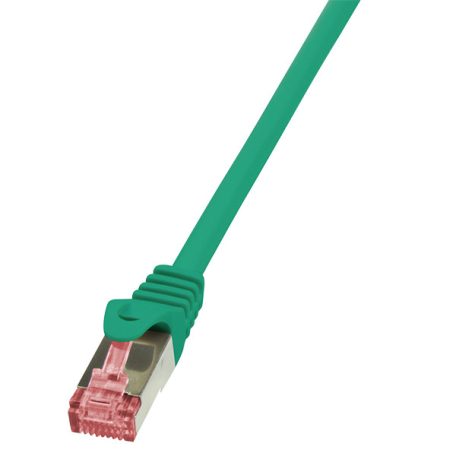 LogiLink Patch kábel PrimeLine, Cat.6, S/FTP, zöld, 0,5 m