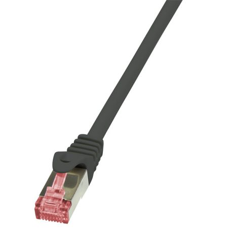 LogiLink Patch kábel PrimeLine, Cat.6, S/FTP, fekete, 1,5 m