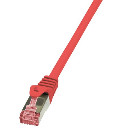 LogiLink Patch kábel PrimeLine, Cat.6, S/FTP, piros, 1,5 m