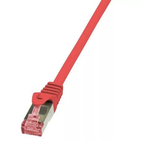 LogiLink Patch kábel PrimeLine, Cat.6, S/FTP, piros, 2 m