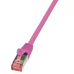   LogiLink Patch kábel PrimeLine, Cat.6, S/FTP, rózsaszín, 2 m