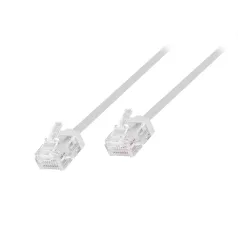 Logilink Cat.6A Slim High-Flex patch kábel fehér 0,30 m