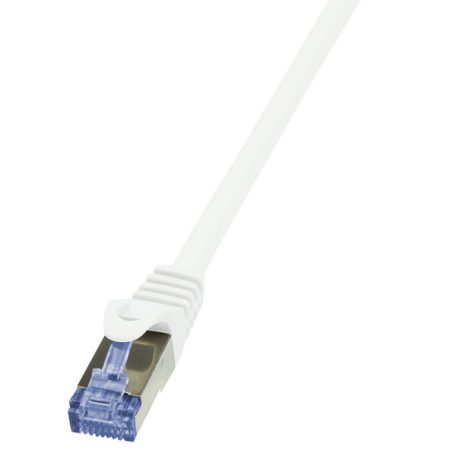 LogiLink Patch kábel PrimeLine, Cat.6A, S/FTP, fehér, 1,5 m