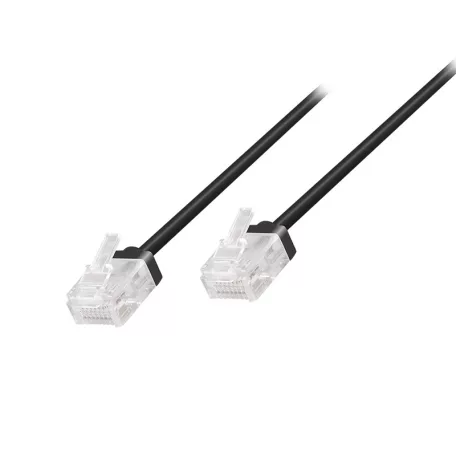 Logilink Cat.6A Slim High-Flex patch kábel fekete 3,00 m