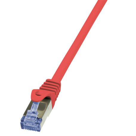 LogiLink Patch kábel PrimeLine, Cat.6A, S/FTP, piros, 3 m