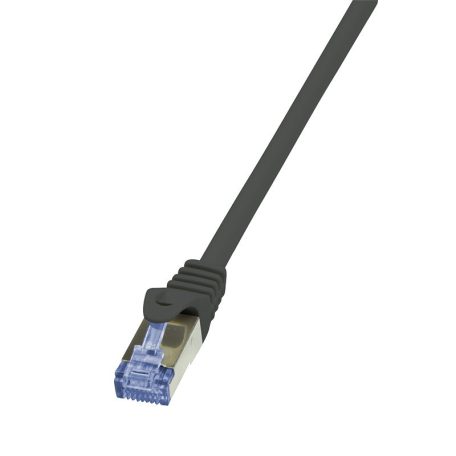 Logilink Patch kábel PrimeLine, Cat.7 kábel, S/FTP, fekete, 1 m