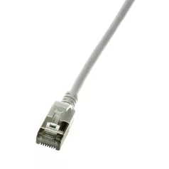  Logilink Patch kábel SlimLine, Ultraflex, Cat.6A, U/FTP, szürke, 5 m