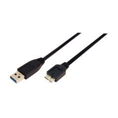   LogiLink USB 3.0 csatlakozó kábel A->B Micro 2x male 3.00 méter