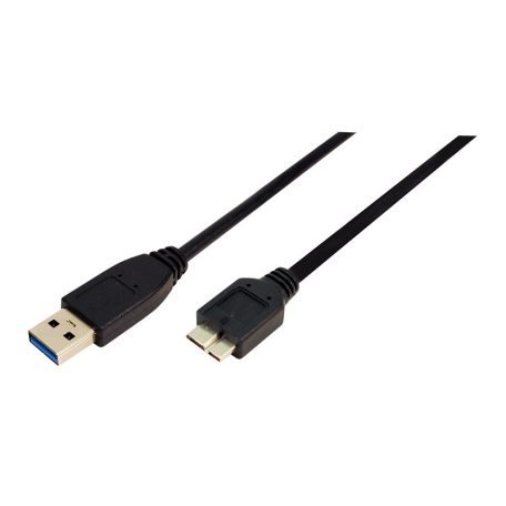 LogiLink USB 3.0 csatlakozó kábel A->B Micro 2x apa 0.6 m