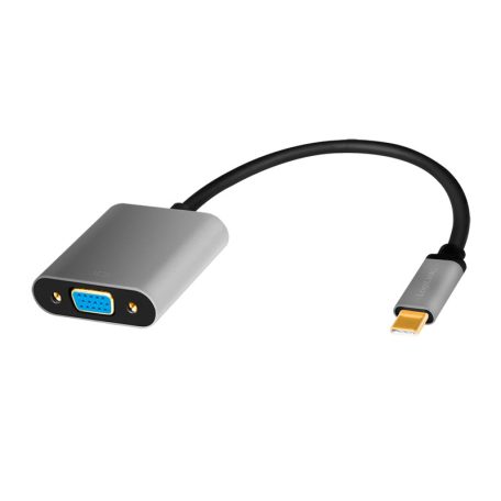 Logilink USB 3.2 Gen1 Type-C adapter, C/M VGA, 1080p, alu, 0,15 m