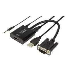 LogiLink VGA USB audióval- HDMI átalakító