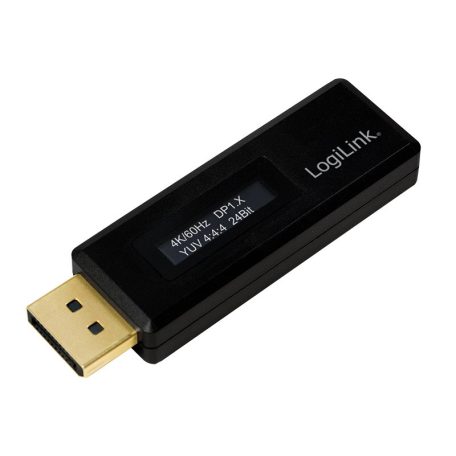 LogiLink DisplayPort teszter EDID információkhoz hosszabbító kábellel
