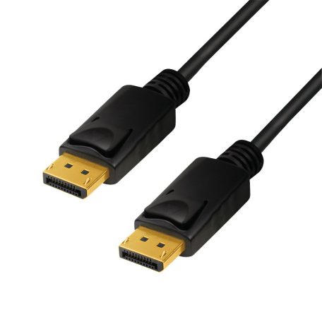 Logilink DisplayPort kábel, DP/M-DP/M, 8K/60 Hz, fekete, 1 m