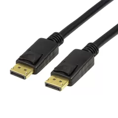   Logilink DisplayPort kábel, DP/M-DP/M, 8K/60 Hz, fekete, 3 m