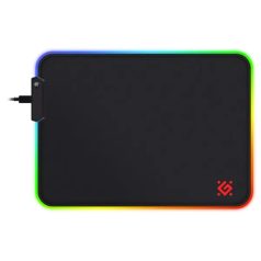 Defender Gaming egérpad Black L Light 350*300*4 mm, RGB