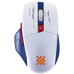   Defender Vezeték nélküli gamer egér Tisa GM-126 fehér+kék, LED, 7D, 2,4+BT, 1600 dpi