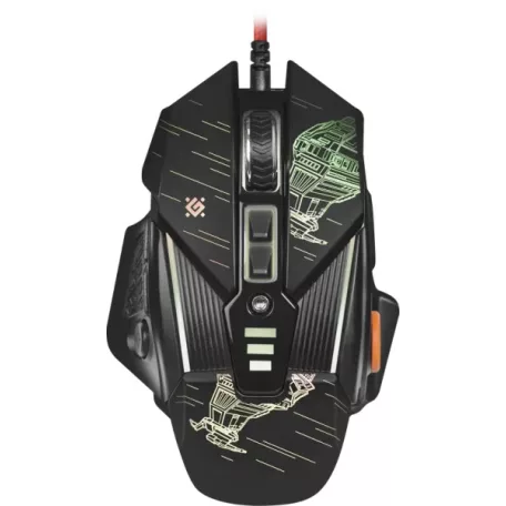 Defender Vezetékes gamer egér sTarx GM-390L 8 gomb, 7200 DPI