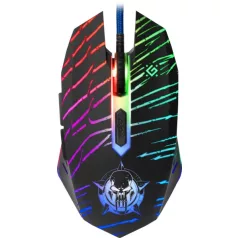   Defender Vezetékes gamer egér Dark Agent GM-590L 6 gomb, 12800 dpi
