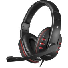   Defender Warhead G-160 fekete gamer fejhallgató, 2,5 m-es kábel