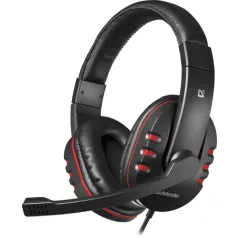   Defender Warhead G-160 fekete gamer fejhallgató, 2,5 m-es kábel