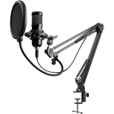 Defender Gaming stream mikrofon Space GMC 450 USB, állvány, kábel 1,5 m