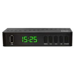 EVOLVEO Alpha T2 Set-top box DVB-T2 Full HD, FTA, fekete