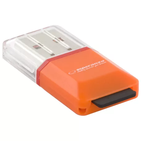 ESPERANZA MICRO SD USB 2.0 KÁRTYAOLVASÓ NARANCS